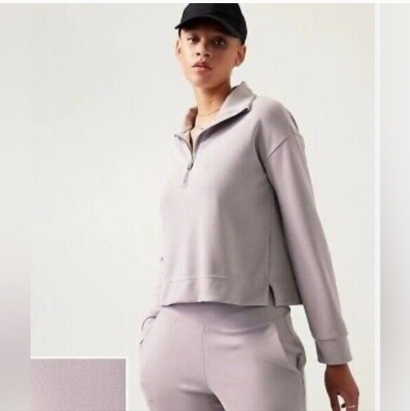 Athleta Seasoft quarter zip 2x - Picture 1 of 6